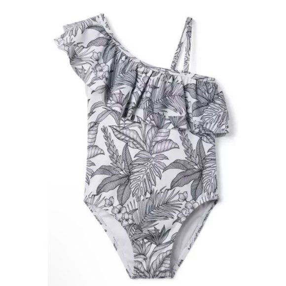 Janie and Jack Other - Janie and Jack NWT PALM RUFFLE SWIMSUIT